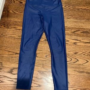 Zyia Blue Metallic Light n Tight